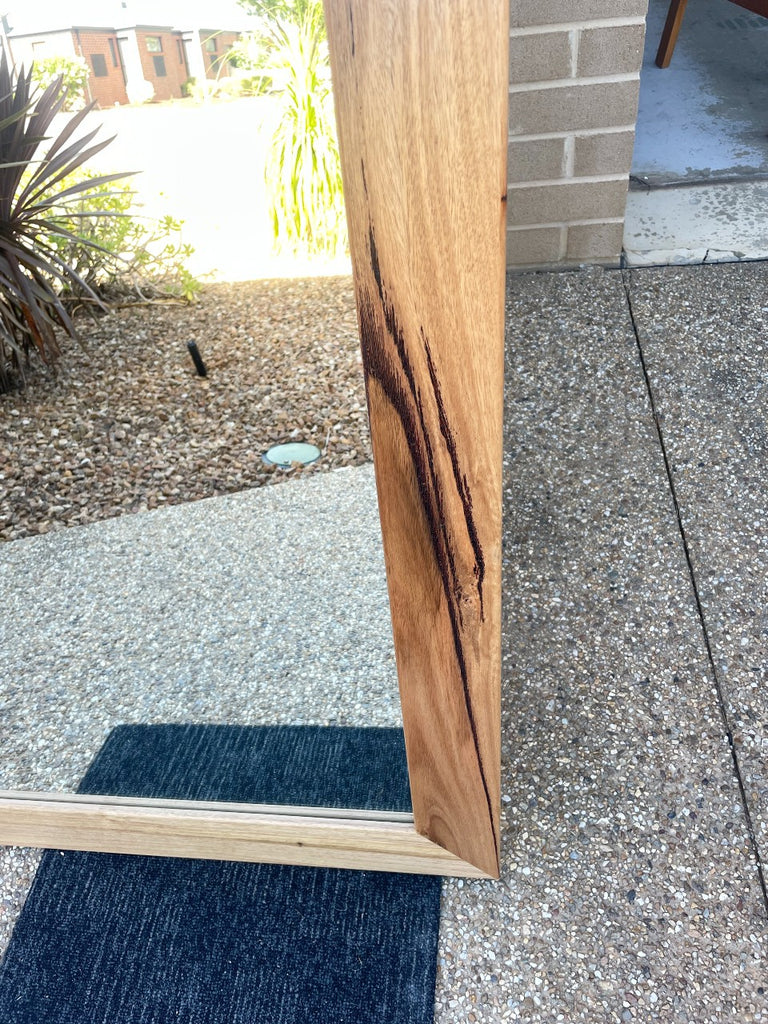 Blackbutt Australian Hardwood Mirror 204x76cm