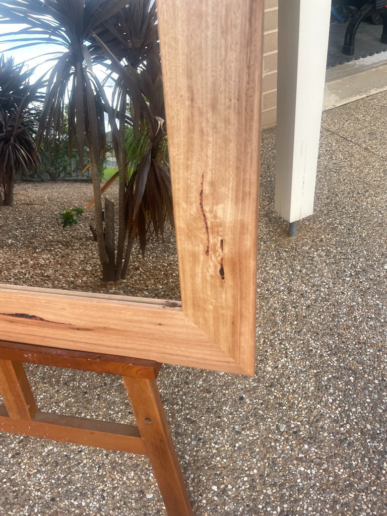 Blackbutt Aust Hardwood Mirror 150x90cm