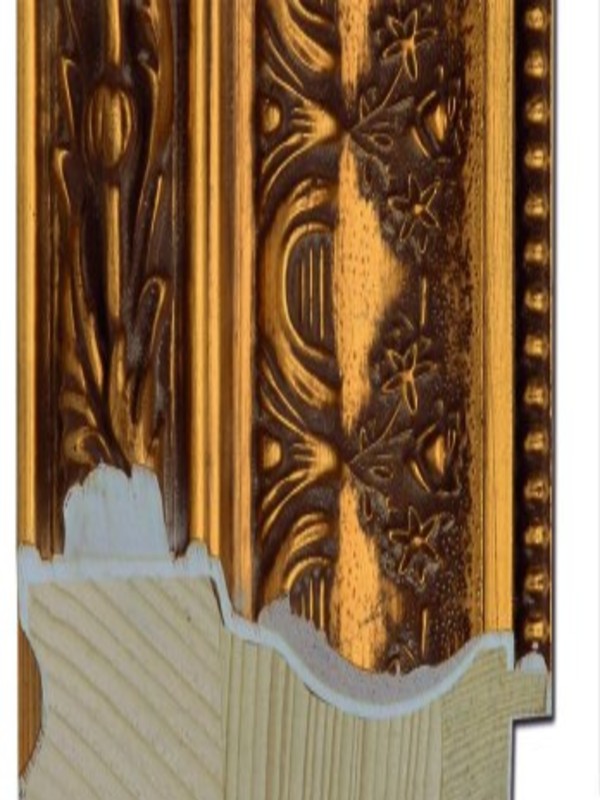 Baroque Aged Gold Ornate Wood Frame