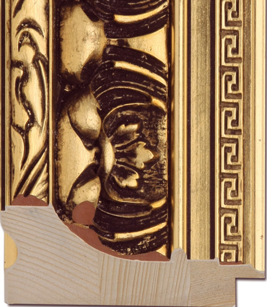 Georgian Ornate Gold Mirror 165x110cm