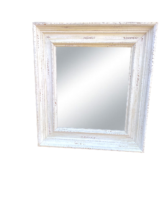 Shabby Chic Style White Mirror