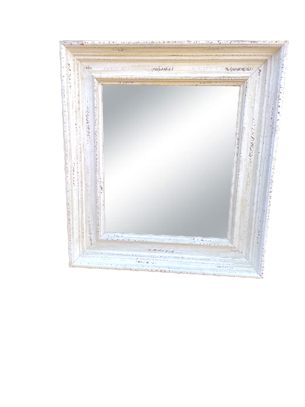 Shabby Chic Style White Mirror