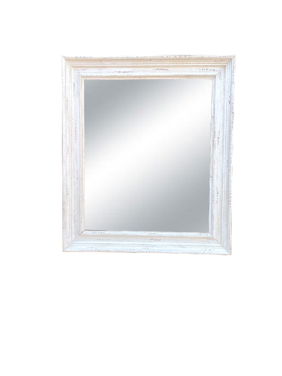 Shabby Chic Style White Mirror