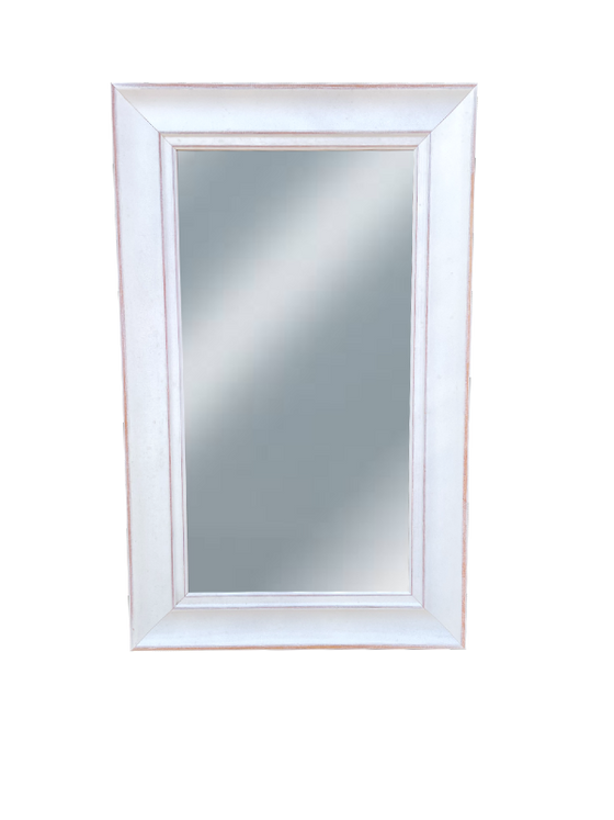 Country Cottage Style White Mirror