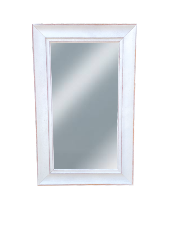 Country Cottage Style White Mirror