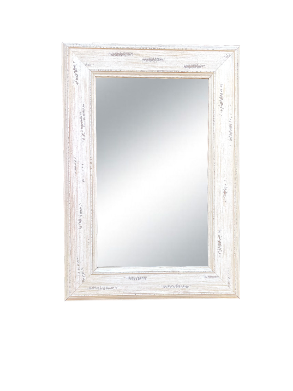 Shabby Chic Style White Mirror