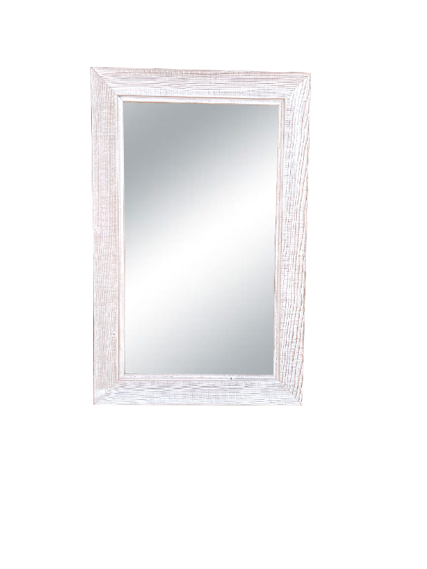 Coastal Style Whitewash Mirror