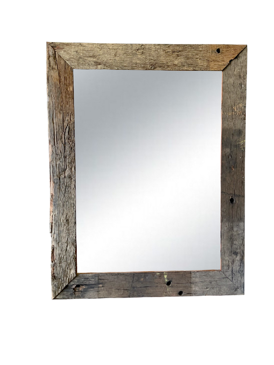 Railway Sleeper Rustic Australian Hardwood Mirror