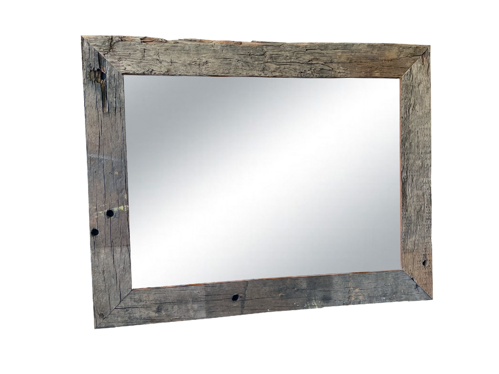 Railway Sleeper Rustic Australian Hardwood Mirror
