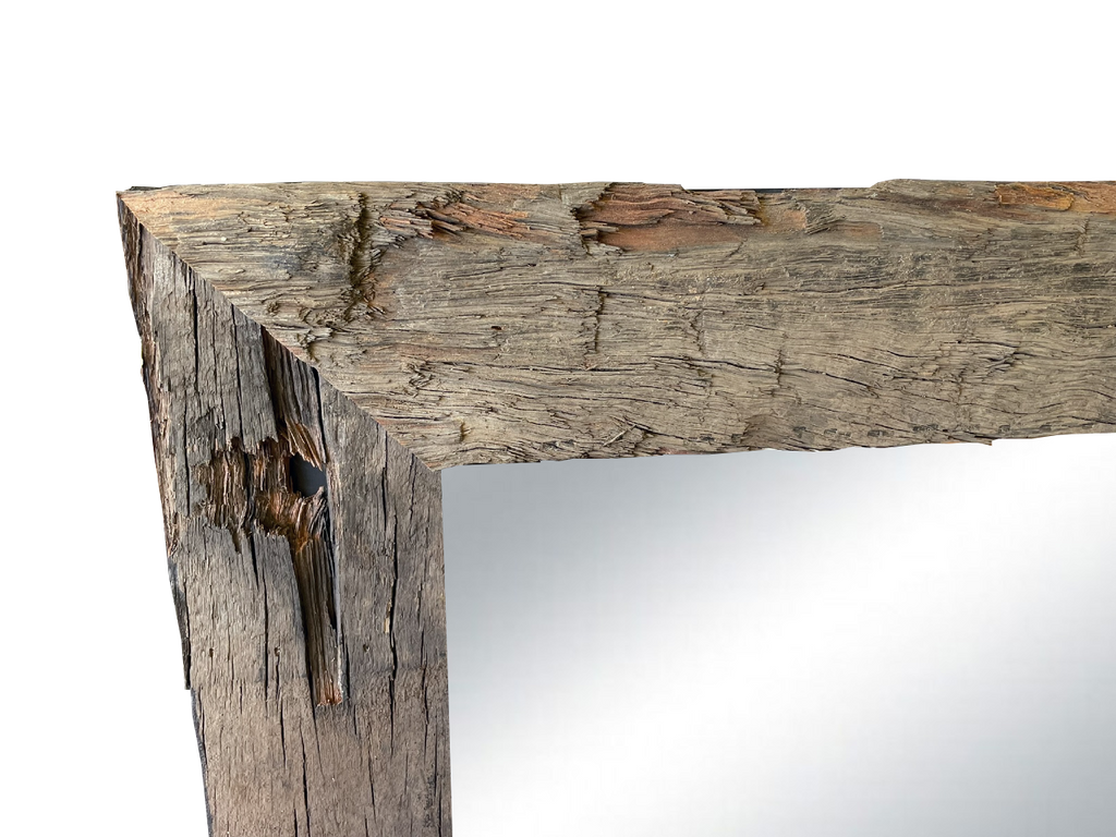 Railway Sleeper Rustic Australian Hardwood Mirror