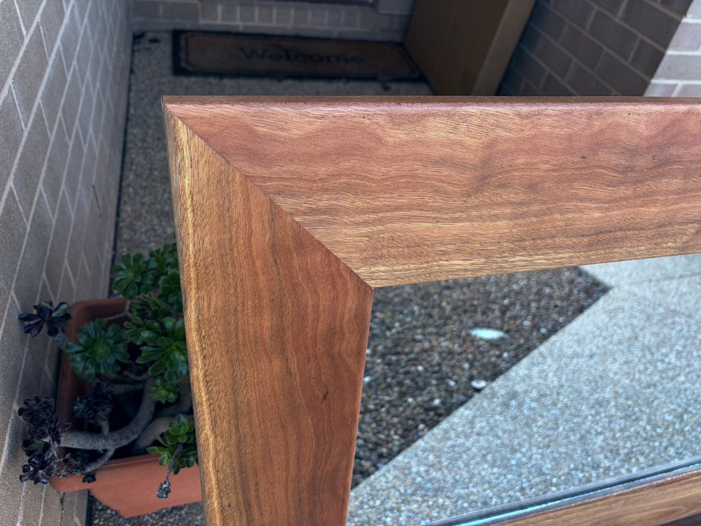 Spotted Gum Australian Hardwood Framed Wall Mirror