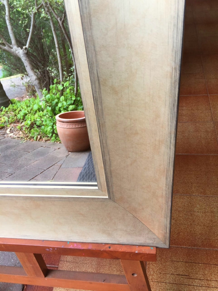 Sale Item Art Deco Style Champagne Mirror 62x54cm