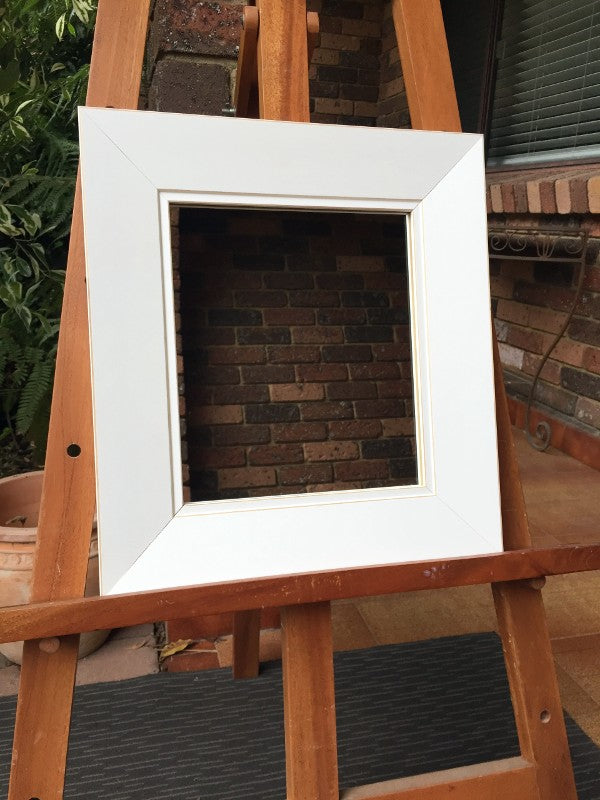 Alpine White Timber Framed Mirror