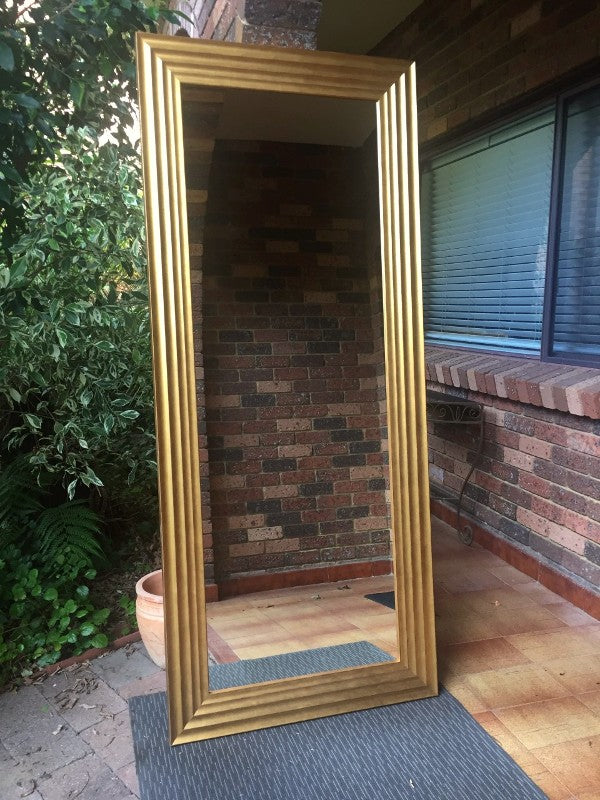 Sale Item Flavian Aged Gold Mirror 200x85cm