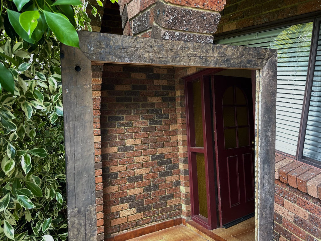 Railway Sleeper Rustic Australian Hardwood Mirror