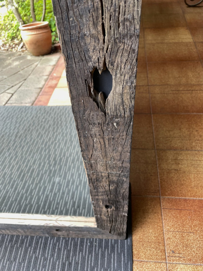 Railway Sleeper Rustic Mirror 120x90cm