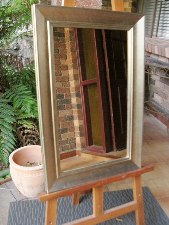 Classic Aged Champagne Mirror