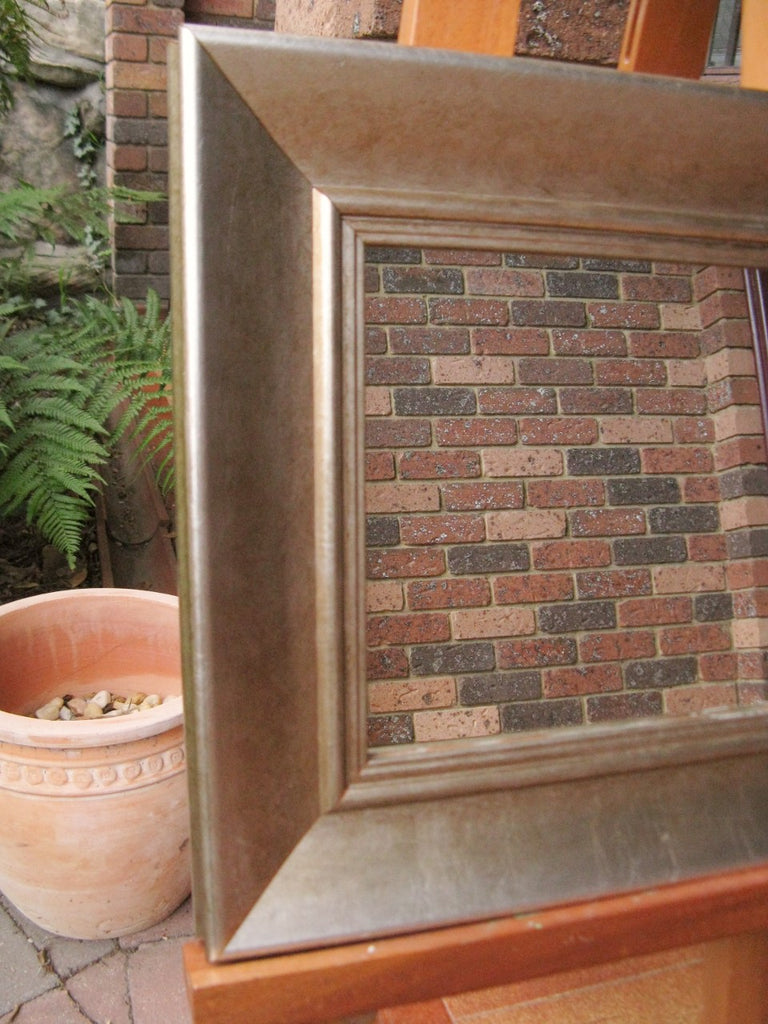 Aged Champagne Timber Framed Mirror