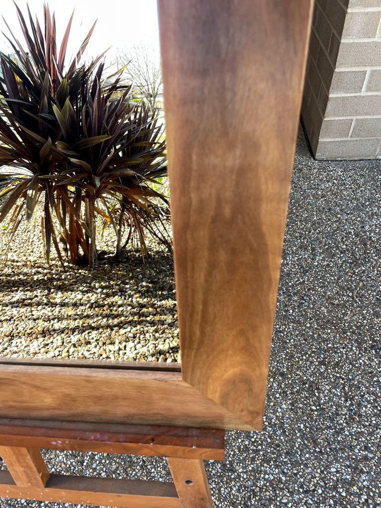 Spotted Gum Hardwood Mirror 86x65cm