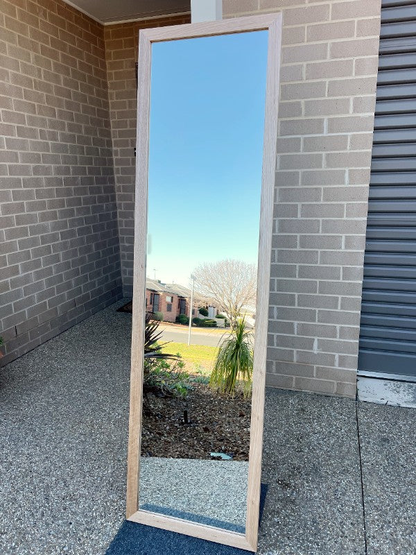 Tas Oak Hardwood Full Length Mirror