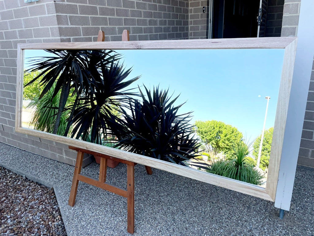 Tasmanian Oak Chunky Frame Wall Mirror