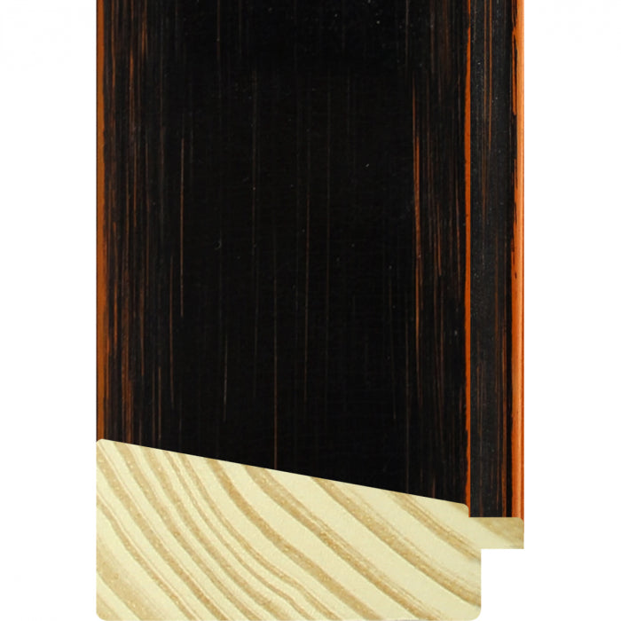 Alpine Angular Black Wide Wooden Frame