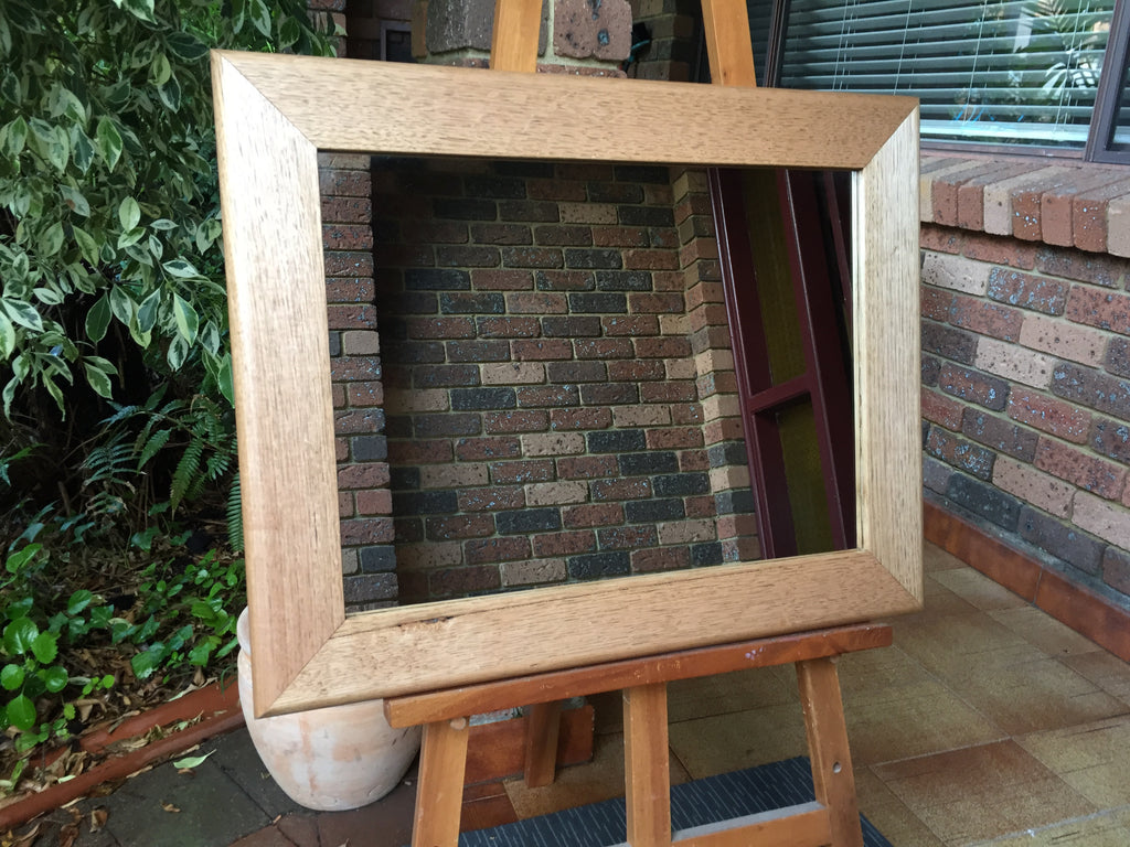 Solid Tasmanian Oak Timber with Bullnose Frame Wall Mirror