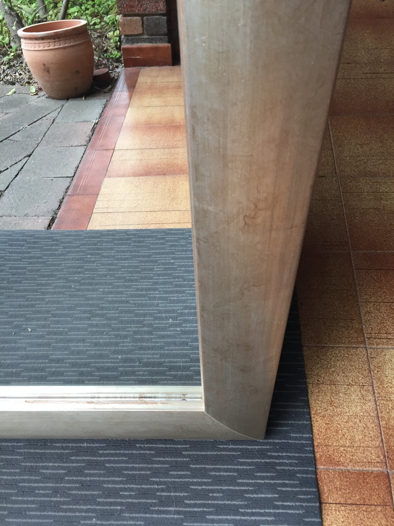 Sale Item Aged Silver Timber Mirror 200x85cm