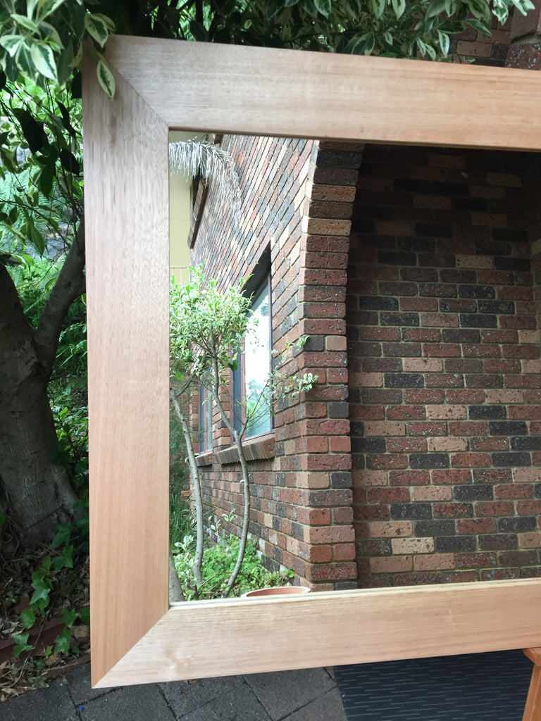 Solid Tasmanian Oak Timber Framed Wall Mirror