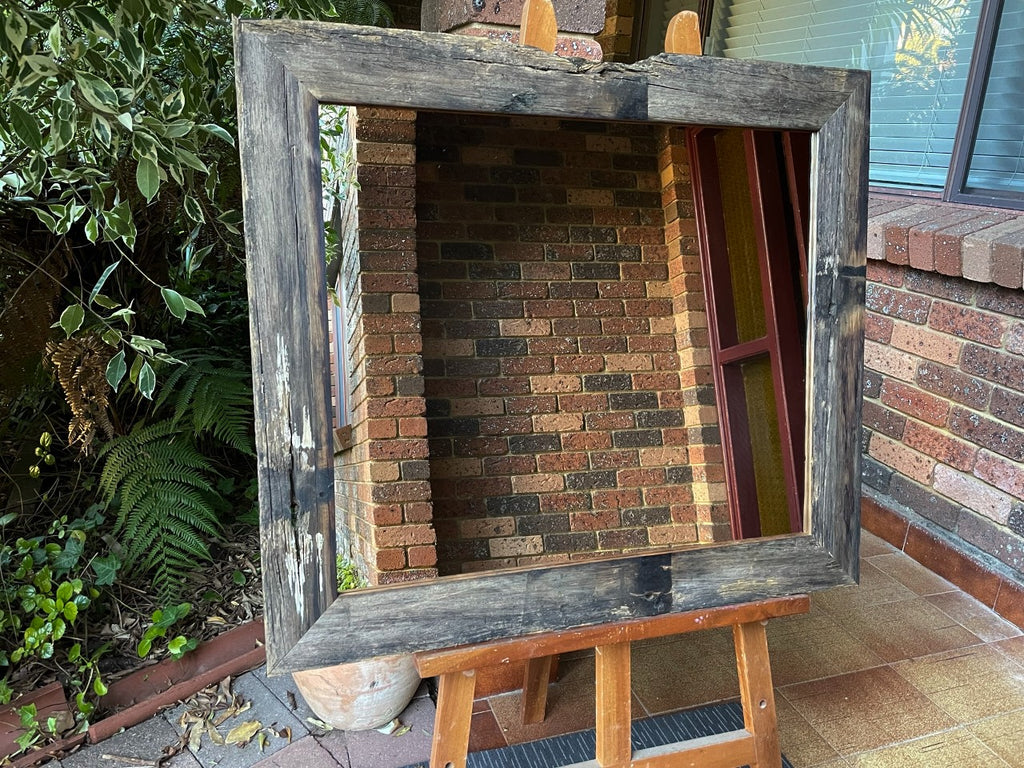 Weathered Recycled Australian Hardwood Mirror