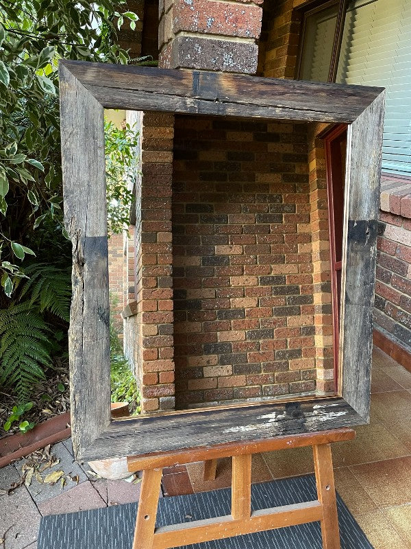 Weathered Recycled Australian Hardwood Mirror