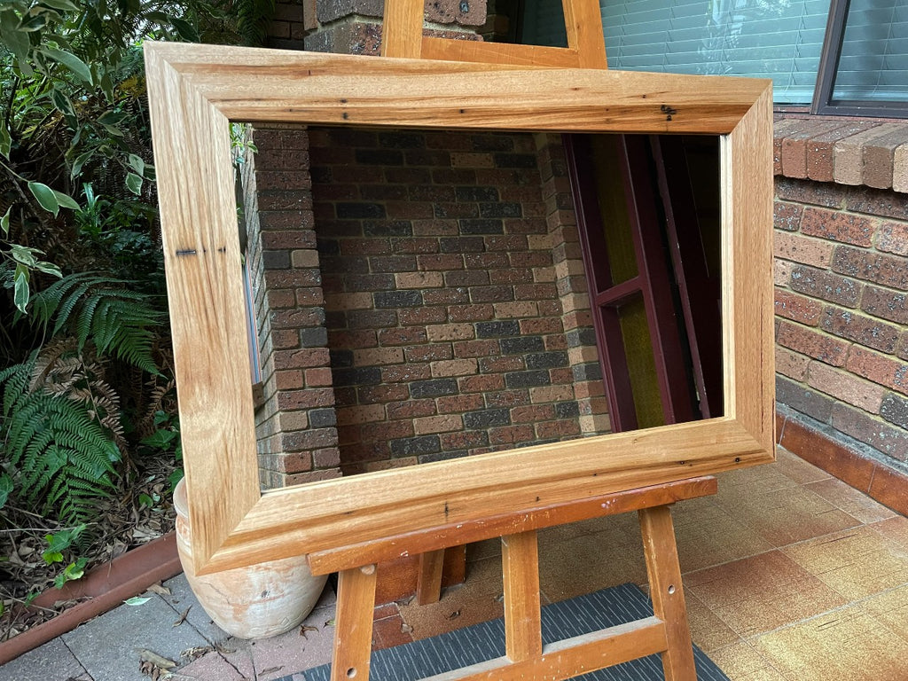 Blackbutt Rustic Australian Hardwood Framed Mirror 