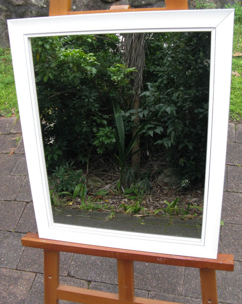 Classic Style White Timber Framed Wall Mirror