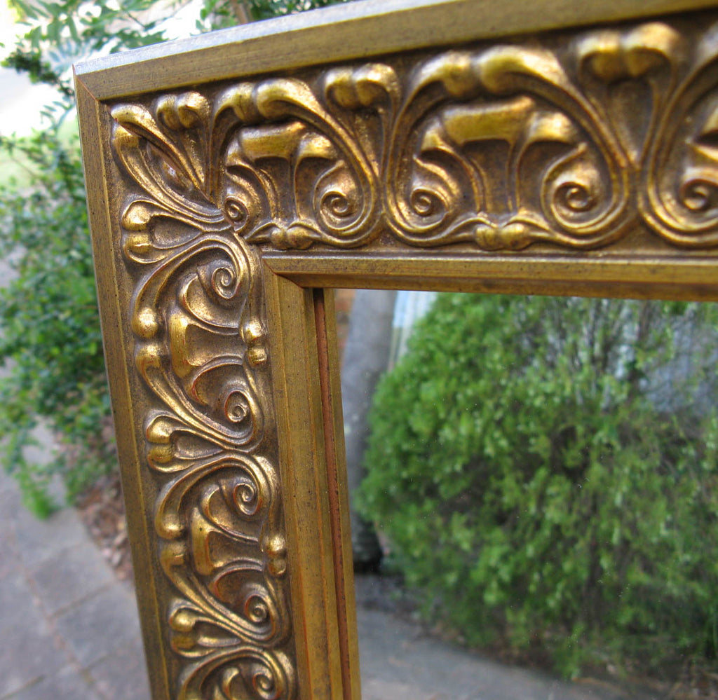 Leonessa Gold Ornate Timber Framed Wall Mirror