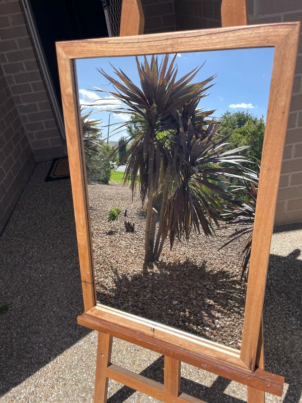 Blackbutt Rustic Hardwood Framed Mirror