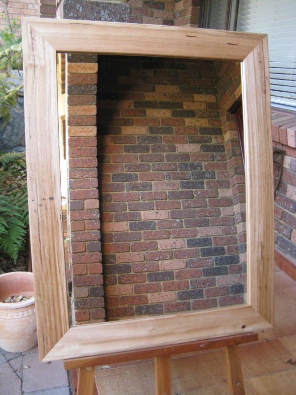 Australian Hardwood Natural Blackbutt Timber Framed Wall Mirror