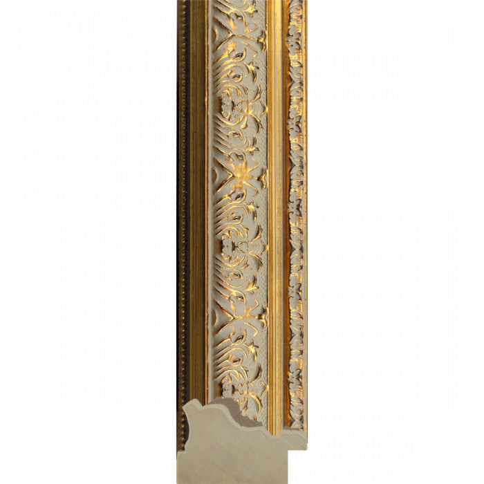 Elegant Ornate Antique Style Gold Timber Frame